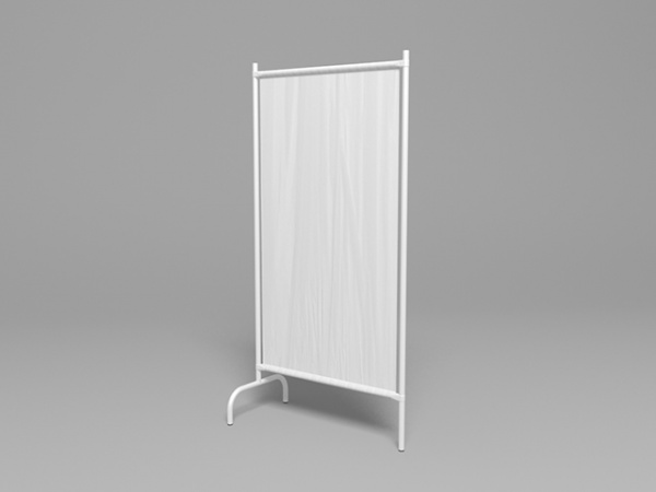 Ширма медицинская односекционная ШМ МСК-302-01 без колес Ширма медицинская односекционная ШМ МСК-302-01 без колес