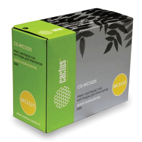 Картридж лазерный XEROX (106R02312) WC3325, ресурс 11000 стр., CACTUS совместимый, CS-WC3325 Картридж лазерный XEROX (106R02312) WC3325, ресурс 11000 стр., CACTUS совместимый, CS-WC3325