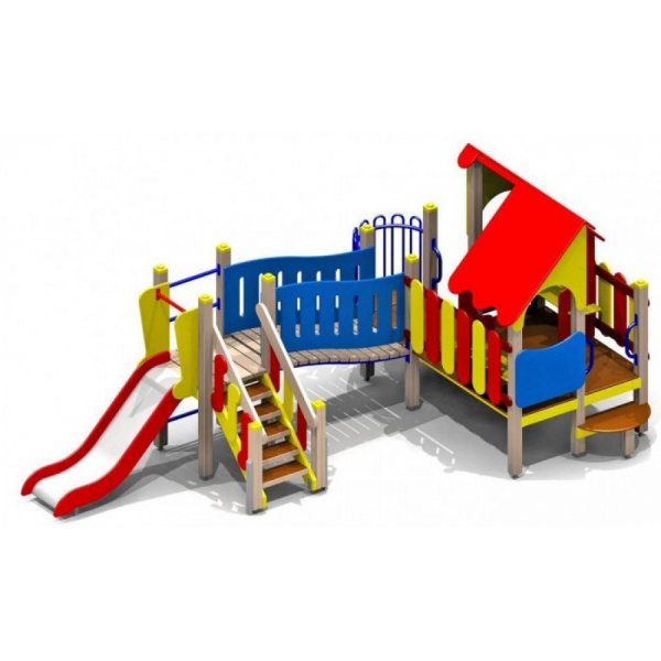 Детский игровой комплекс (3-7 лет) 5475х3100 мм, Н=2480 мм, Н площадок 650 мм, 950 мм