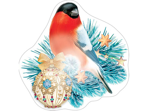 7-65-5082А Открытка для украшения на скотче