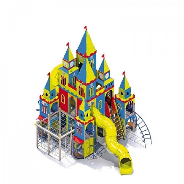 ДИК "Королевский дворец" (6-12 лет) 10380х8500 мм, Н = 8250 мм, Н площадок = 2050 мм, 2550 мм
