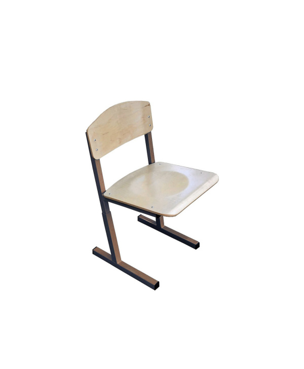 Стул ученический регулируемый г. р. 4-6 ( 380 - 460 мм) м/к корич