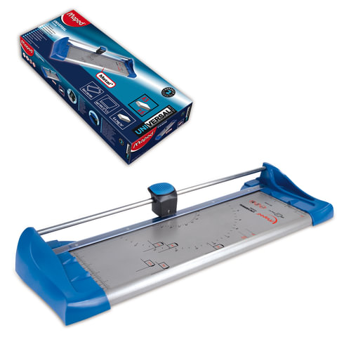 Резак MAPED (Франция), роликовый, «Universal», А3, 6 л., металлическая основа Резак MAPED (Франция), роликовый, «Universal», А3, 6 л., металлическая основа