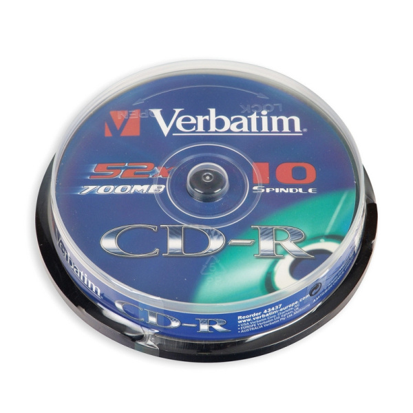 Диск CD-R 700Mb 52x Verbatim Datalife 43437 Диск CD-R 700Mb 52x Verbatim Datalife 43437