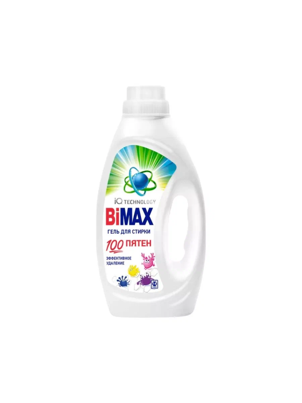 Гель для стирки 900 мл, BIMAX "100 пятен", 998-3