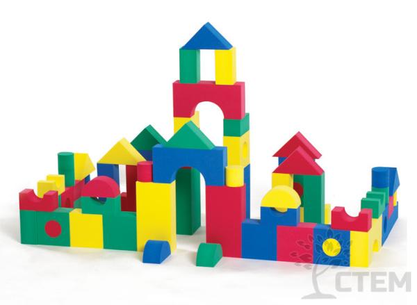 Блоки геометрические мягкие. Набор для класса. 68шт. Блоки геометрические мягкие. Набор для класса. 68шт.