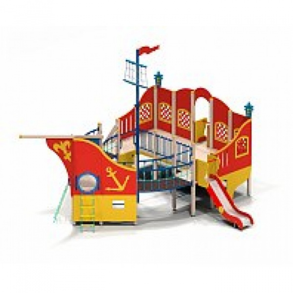 Детский игровой комплекс (6-12 лет) 10685х7500 мм; Н= 5500 мм; Н площадки = 1250 мм
