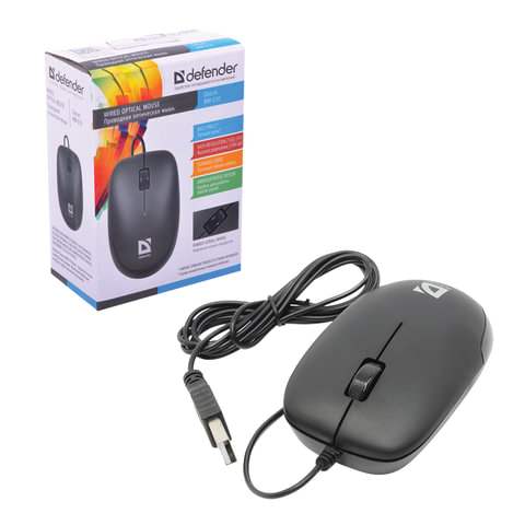 Мышь проводная оптическая DEFENDER Datum MM-010, USB, 3 кнопки, черн., 52010 Мышь проводная оптическая DEFENDER Datum MM-010, USB, 3 кнопки, черн., 52010