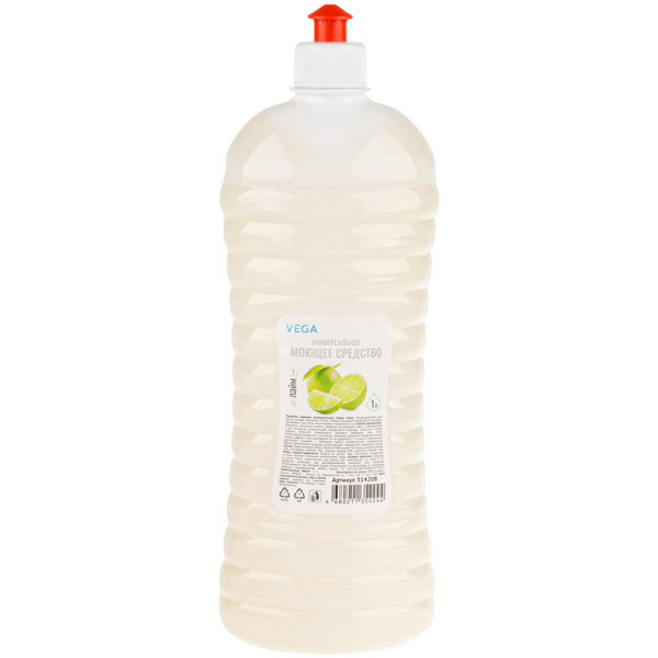 Средство моющее универсальное Vega "Лайм", пуш-пул, 1л