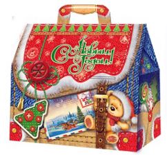 Новогодний подарок "Зимний бантик - 2"