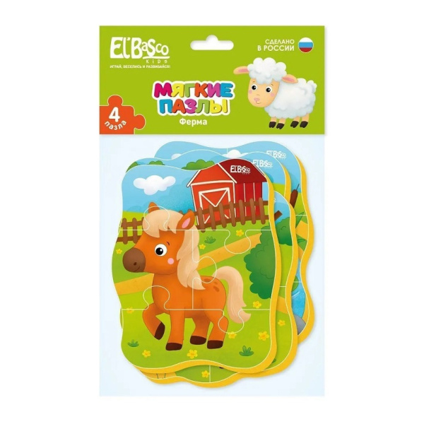 Мягкие пазлы "Ферма" ET02-025