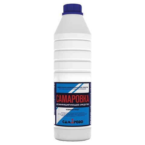 Средство дезинфицирующее САМАРОВКА, 1л, концентрат, ш/к 60019 