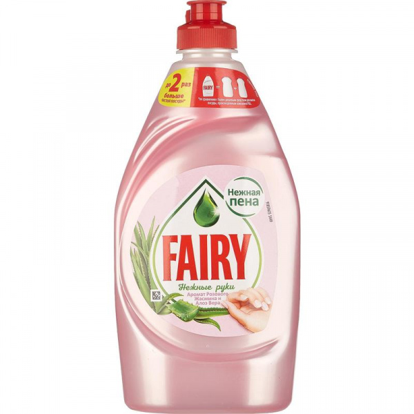 Средство для мытья посуды Fairy 450мл "Нежные руки Розовый Жасмин Алоэ Вера" Средство для мытья посуды Fairy 450мл "Нежные руки Розовый Жасмин Алоэ Вера"