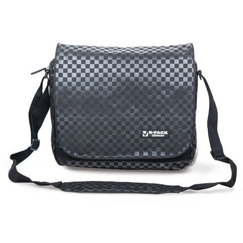 Сумка на ремне BRAUBERG B-PACK (Би-Пак) ст.класс/студ, мальч. "Carbon" (Карбон), 37*27*10см, 224305