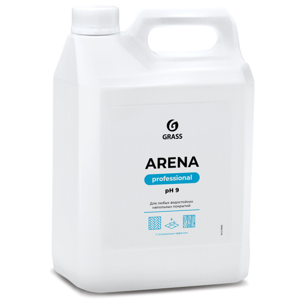 Средство для мытья пола Grass Arena 5л, с полирующим эффектом, концентрат Средство для мытья пола Grass Arena 5л, с полирующим эффектом, концентрат