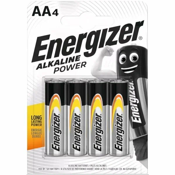 Батарейка ENERGIZER Alkaline Power, AA (LR06, 15А), алкалин,пальчик,блистер, ш/к 46599