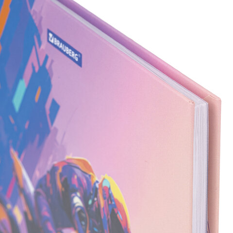 Дневник 1-4 класс 48 л., твердый, BRAUBERG, выборочный лак, с подсказом, "Крутой байк", 107159