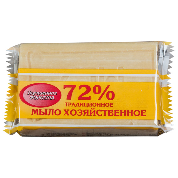 Мыло хозяйственное 72% 200г (Меридиан) "Традиционное", в упаковке Мыло хозяйственное 72% 200г (Меридиан) "Традиционное", в упаковке