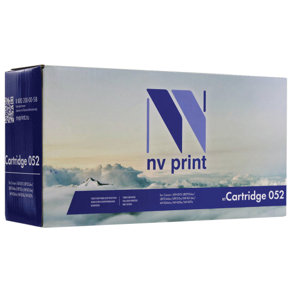 Картридж лазерный NV PRINT (NV-052) для CANON MF421/LBP212/215, ресурс 3100 стр.