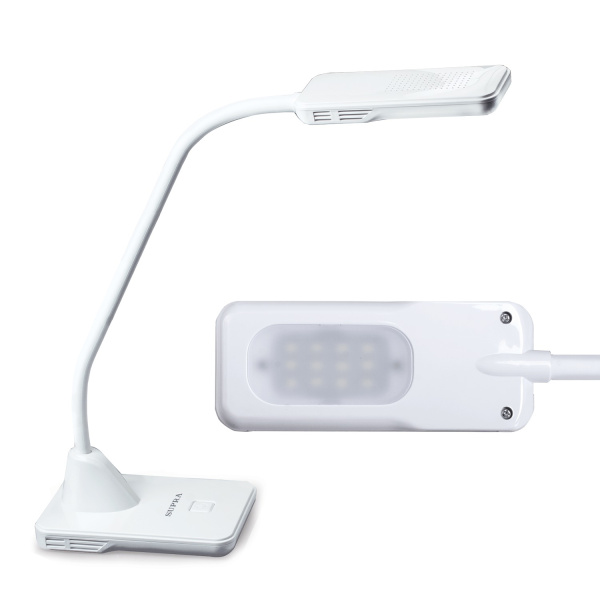 Светильник настольный SUPRA SL-TL300 на подставке, светодиодный, 5Вт, белый