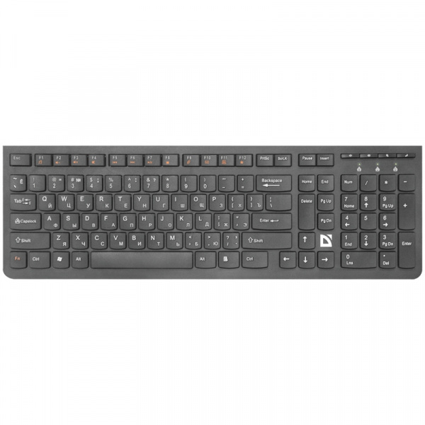Клавиатура беспроводная Defender UltraMate SM-535, USB, черный