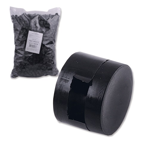 Пломбы пластиковые (2200 штук), под пломбиратор, диам. 10мм, выс. 7мм, упаковка 1кг