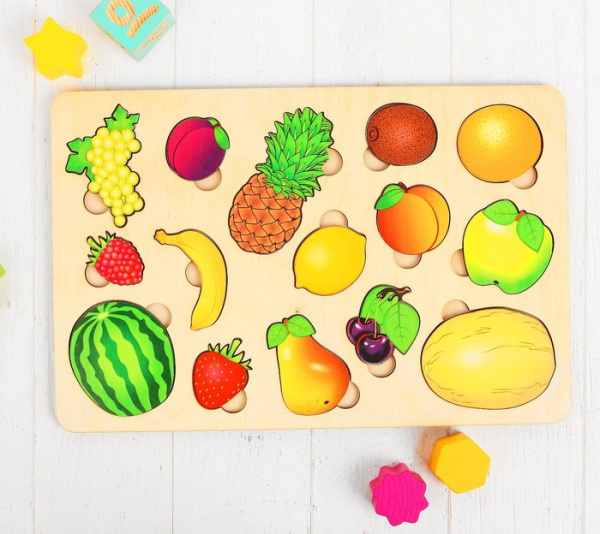 Развивающая доска «Большие фрукты»