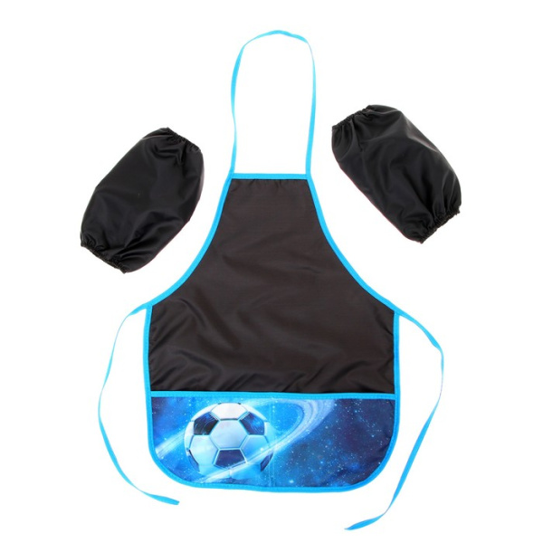 Фартук для труда + нарукавники 485 х 395/250 х 160 мм Calligrata, "Футбол"