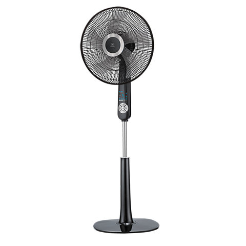Вентилятор напольный ELECTROLUX EFF - 1004i, d=40 см, 55 Вт, 6 скоростных режимов, пульт Д/У, черный