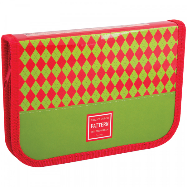 Пенал 1 отделение, 190*130 ArtSpace "Паттерн", ламинация