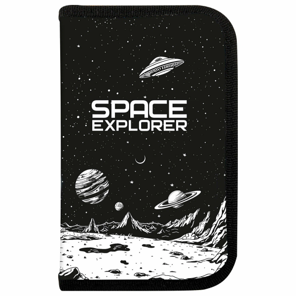 Пенал ПИФАГОР, 1 отделение, ламинированный картон, 19х11 см, "Space invader", 273469 Пенал ПИФАГОР, 1 отделение, ламинированный картон, 19х11 см, "Space invader", 273469