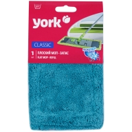 Насадка МОП для швабры York "Classic", микрофибра, плоский МОП, 388*90мм (для кода 225133) 81090