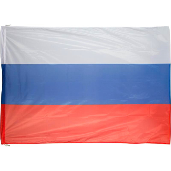 Флаг России 150х225см, уличный, ткань Т402 (флажная сетка)