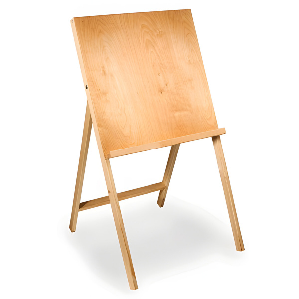 Мольберт напольный "Хлопушка", размер планшета 60x60см, в собр.виде 60x120x5см, шк 81434