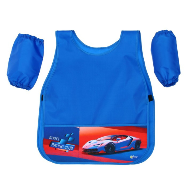 Фартук для труда, (накидка) + нарукавники, 475 х 410 мм, Racing club