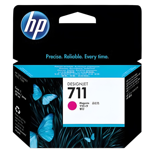 Картридж струйный для плоттера HP (CZ131A) DesignJet T120/T520, №711, пурпурный, ориг. Картридж струйный для плоттера HP (CZ131A) DesignJet T120/T520, №711, пурпурный, ориг.