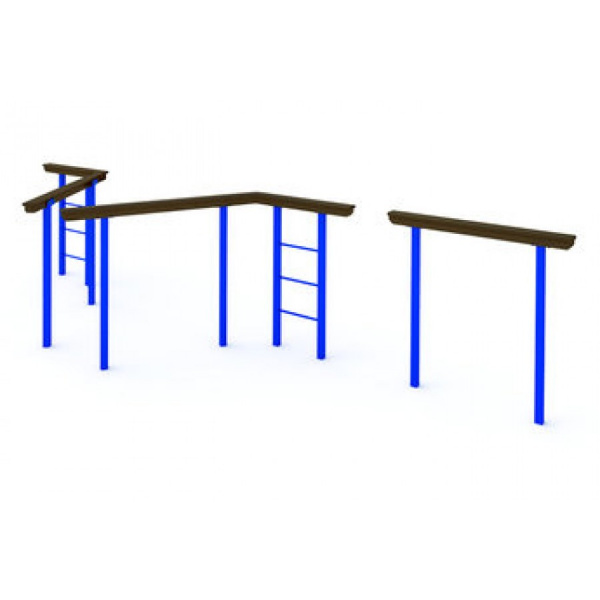 Разрушенный мост 8500 х 2500 х 2000 мм