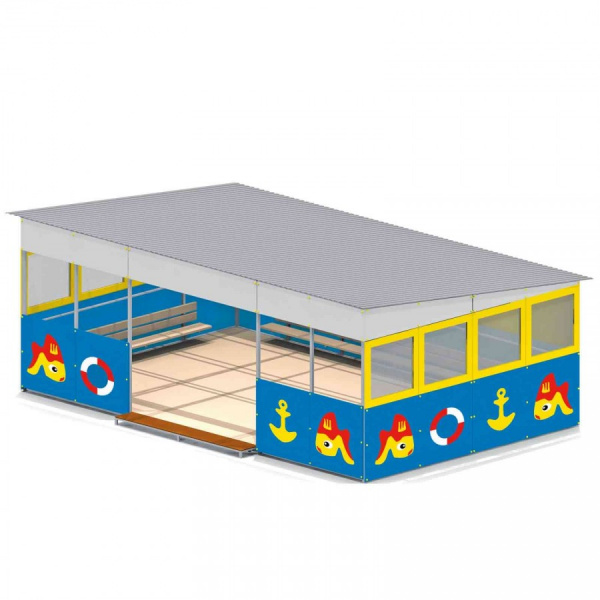 Теневой навес 8150 х 5500 x 3060 мм