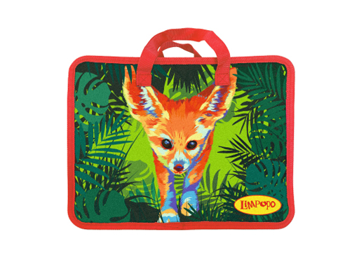 Папка школьная с ручками, А4, ТМ "Лимпопо", "Рыжий фенек" арт.LP0153