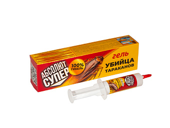 Средство от тараканов Абсолют гель супер 20мл в картридже арт.АСК20