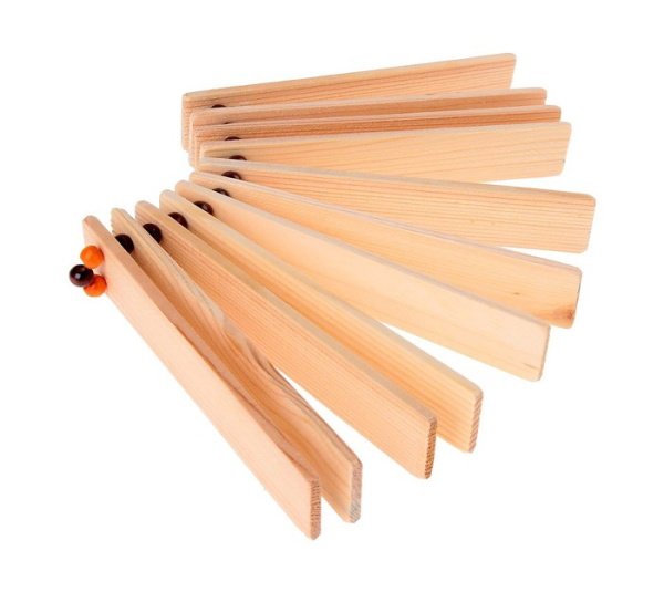 Трещотка пластинчатая веерная, МИКС