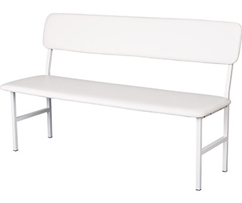 Банкетка медицинская со спинкой МД БС. Размеры: 840x1500x500мм