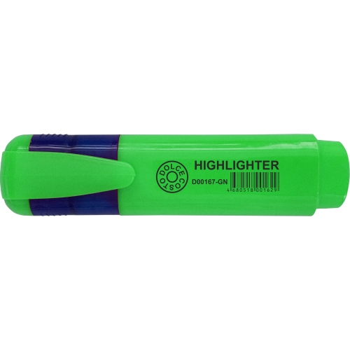 Маркер-выделитель DOLCE COSTO зеленый 5мм