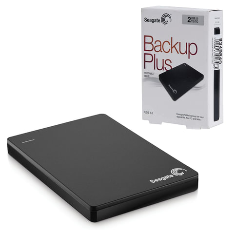 Диск жесткий внешний HDD SEAGATE "Original BackUp Plus", 2 TB, 2,5", USB 3.0, черный Диск жесткий внешний HDD SEAGATE "Original BackUp Plus", 2 TB, 2,5", USB 3.0, черный