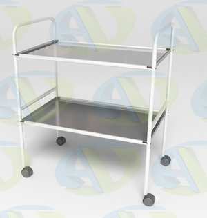 Столик медицинский инструментальный, 740*450*885 мм.