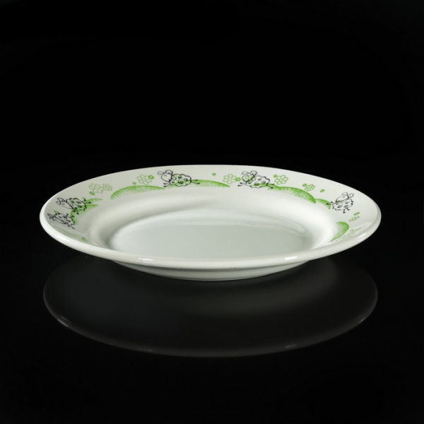 Тарелка мелкая  200мм гр.8 "Барашки"