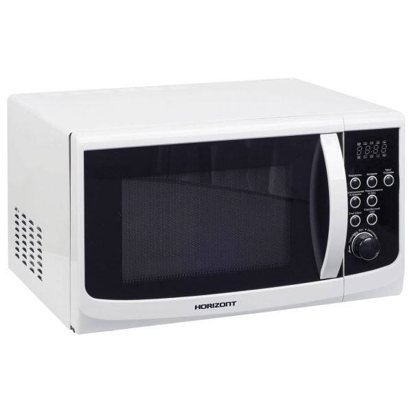 Микроволновая печь HORIZONT 23MW800-1379CAW, объем 23 л, мощность 800 Вт, электронное упр., белая