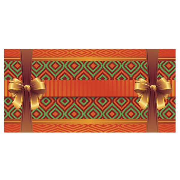 Конверт для денег, 166х82 мм, выборочный лак, узор, BRAUBERG