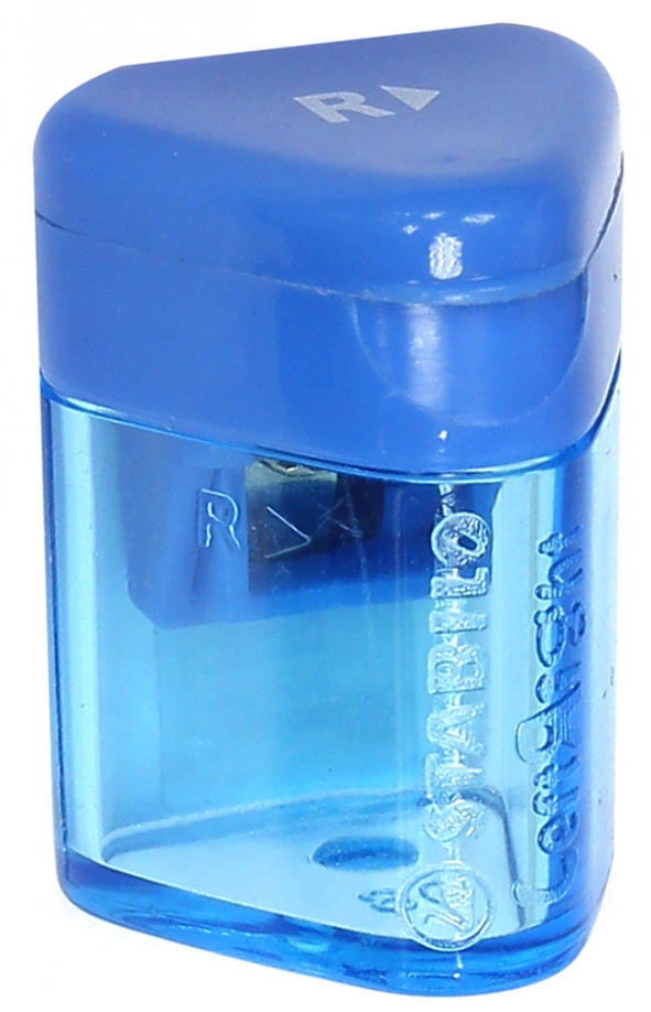 Точилка для грифелей STABILO "LeftRight", для правшей, отверстие диаметром 3 мм, ассорти, 4662/24