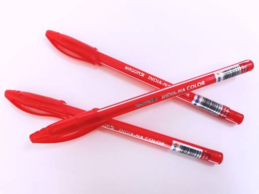 Ручка шариковая, индийская, ТМ "BIKSON" серия "INDIA-NA COLOR", синие чернила арт. IND0008